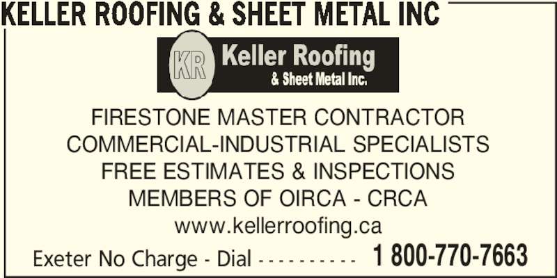 Keller Roofing & Sheet Metal Inc.